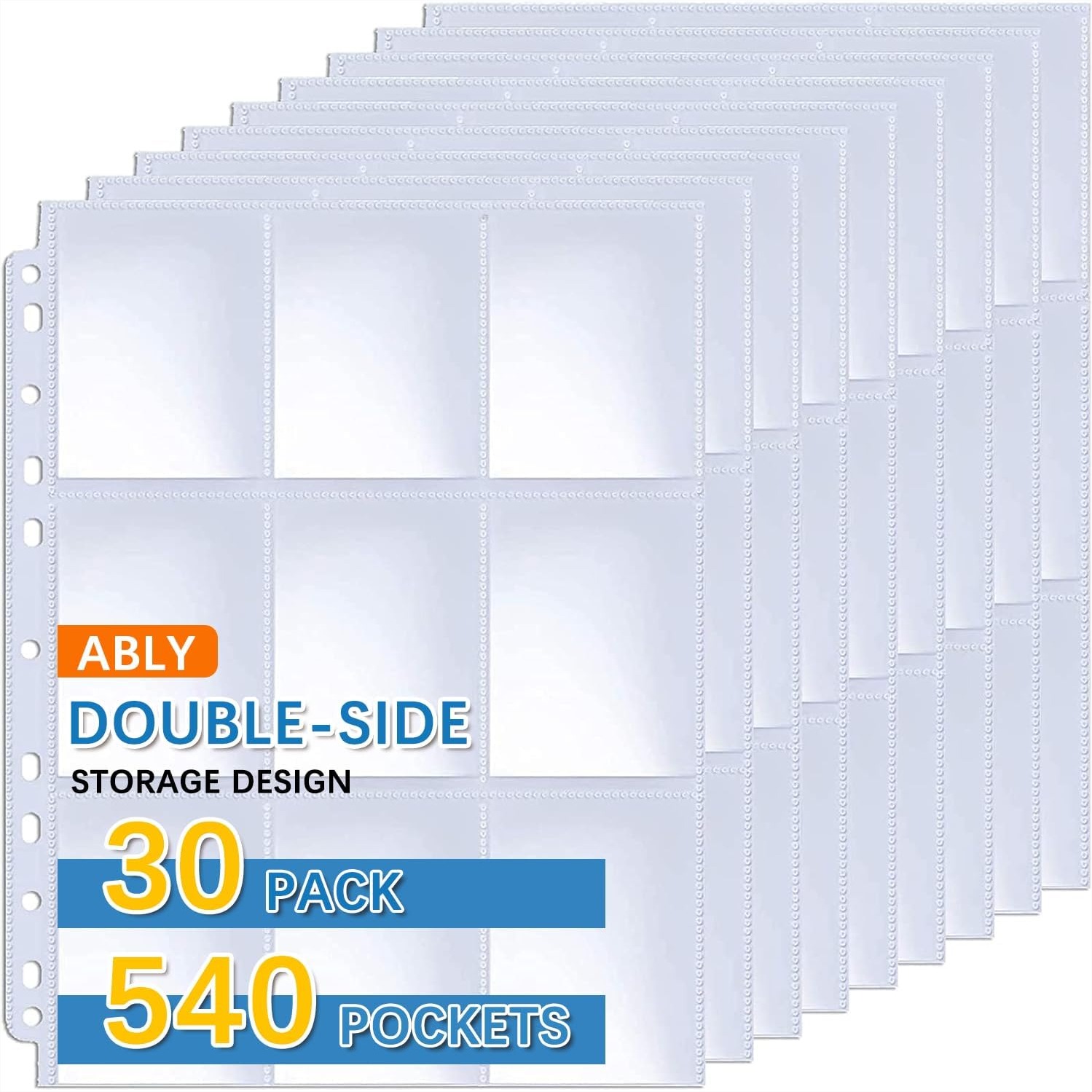 Pokemon Binder Card - 540 Pockets Double-Sided Trading Card Pages