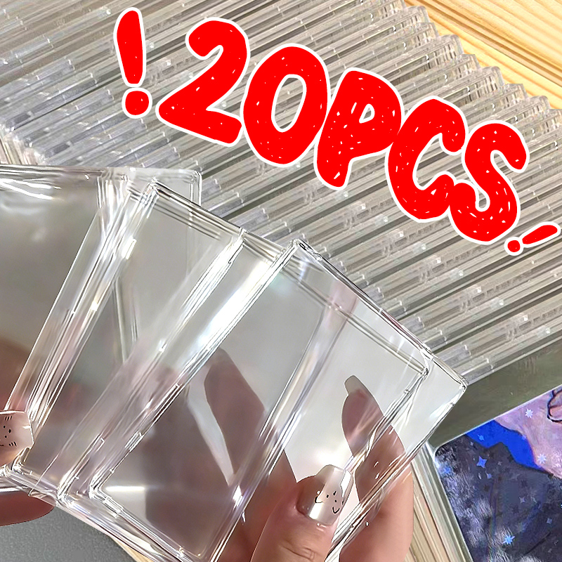 Card Penny Sleeve - 1/20Pcs Cards Sleeves Acrylic Transparent Card