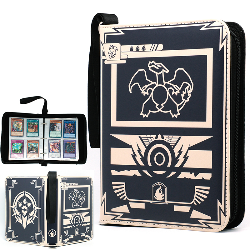Trading Card Binder - 400PCS Card Album Binder Sleeves with