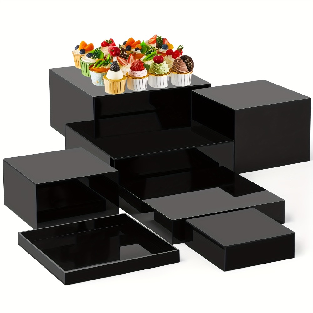 7pcs Buffet Risers Set Acrylic - Display Risers Set のレビューと価格