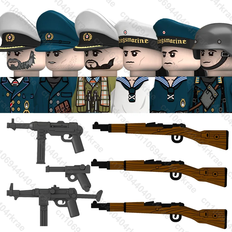 Military WW2 German Navy Figur - Lego Minifigure Holder のレビューと価格