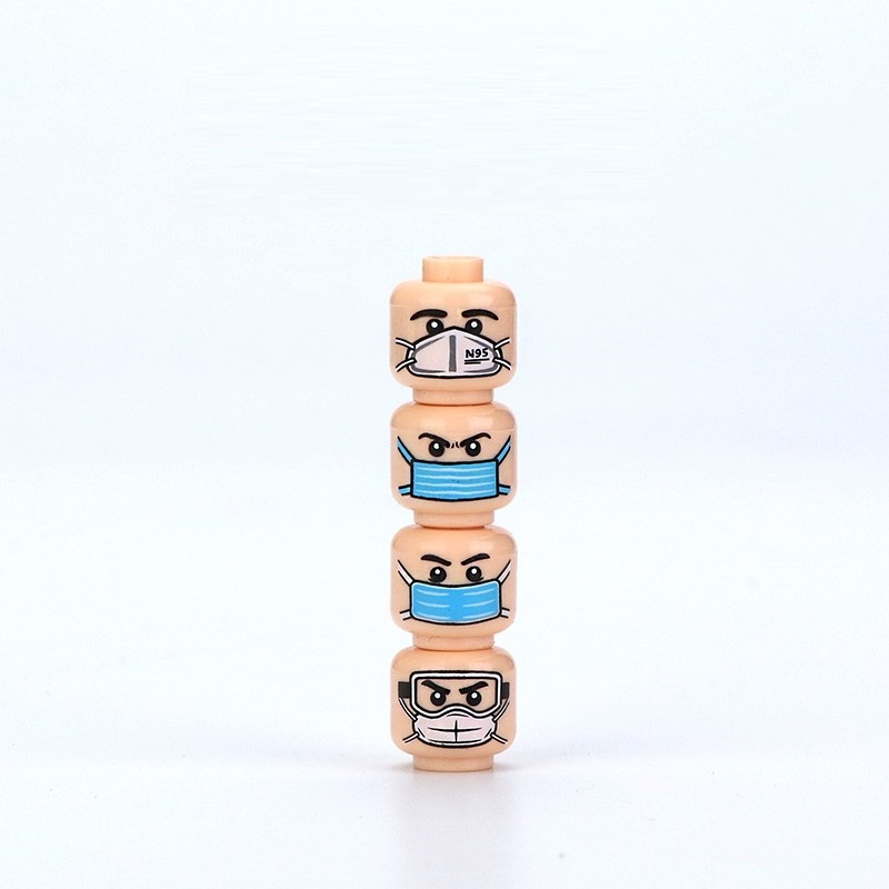 MOC City Face Heads Mini Actio - Lego Minifigure Holder のレビューと価格