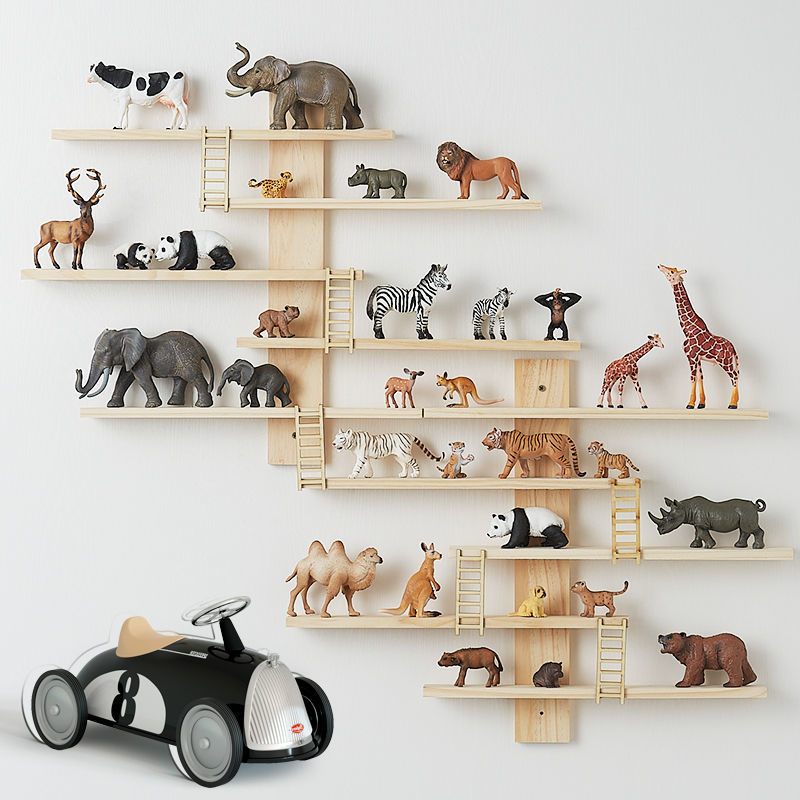 Children'S Room Animal Model D - Pop Display Shelf のレビューと価格
