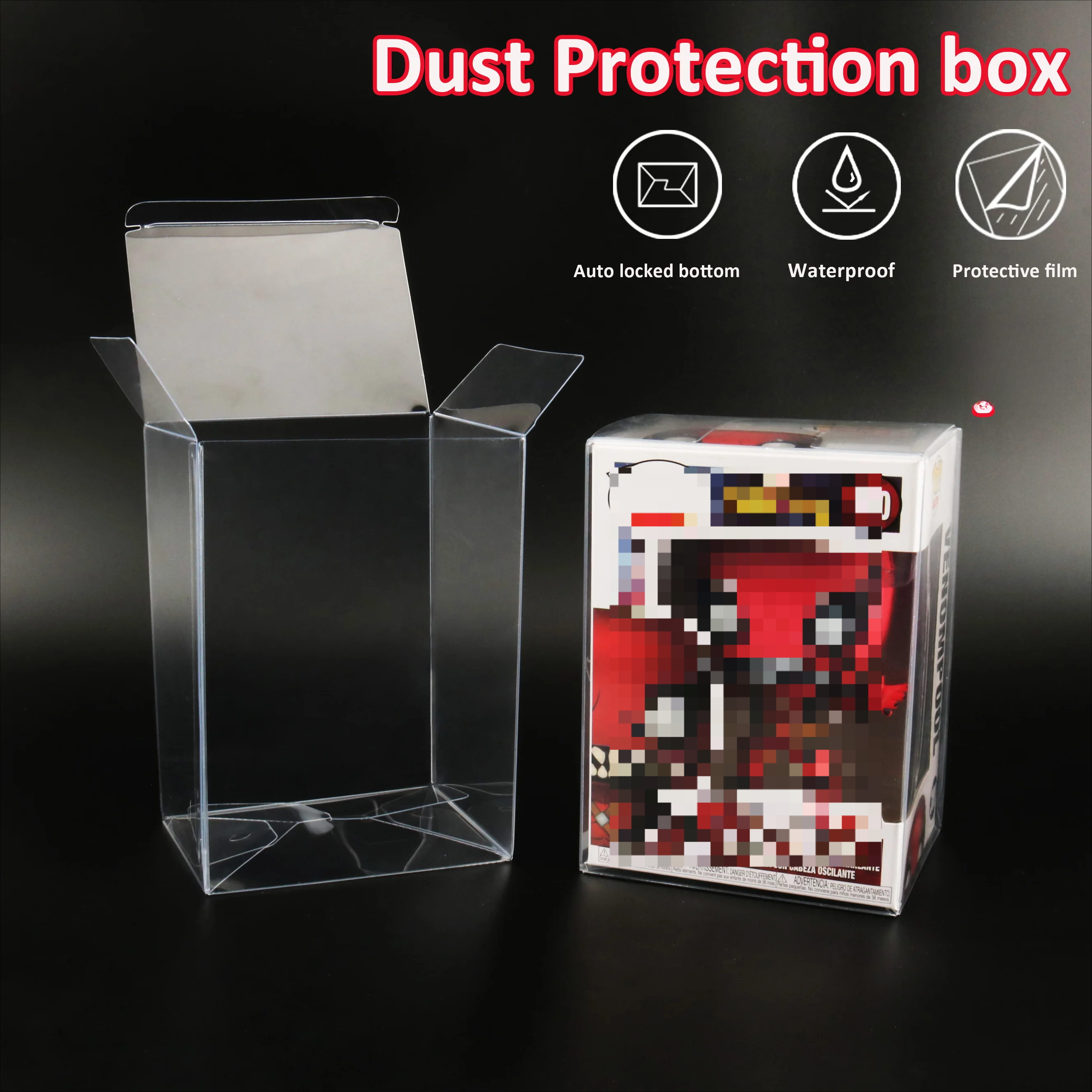10/20pcs Transparent Protector - Funko Pop Protector のレビューと価格