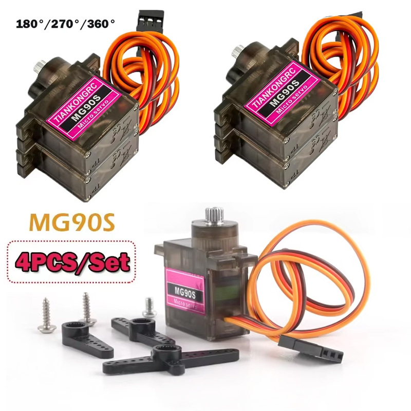 4PCS 9g MG90S All Metal Gear M - Model Airplane Plastic のレビューと価格