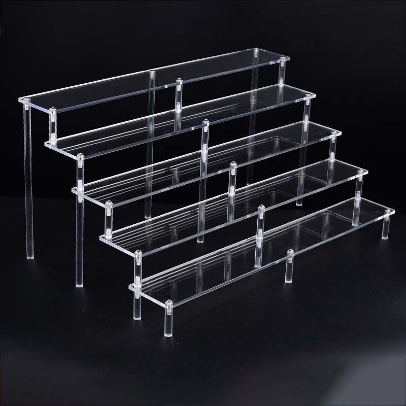 Clear 1-6 Tier Acrylic Display - Pop Display Shelf のレビューと価格