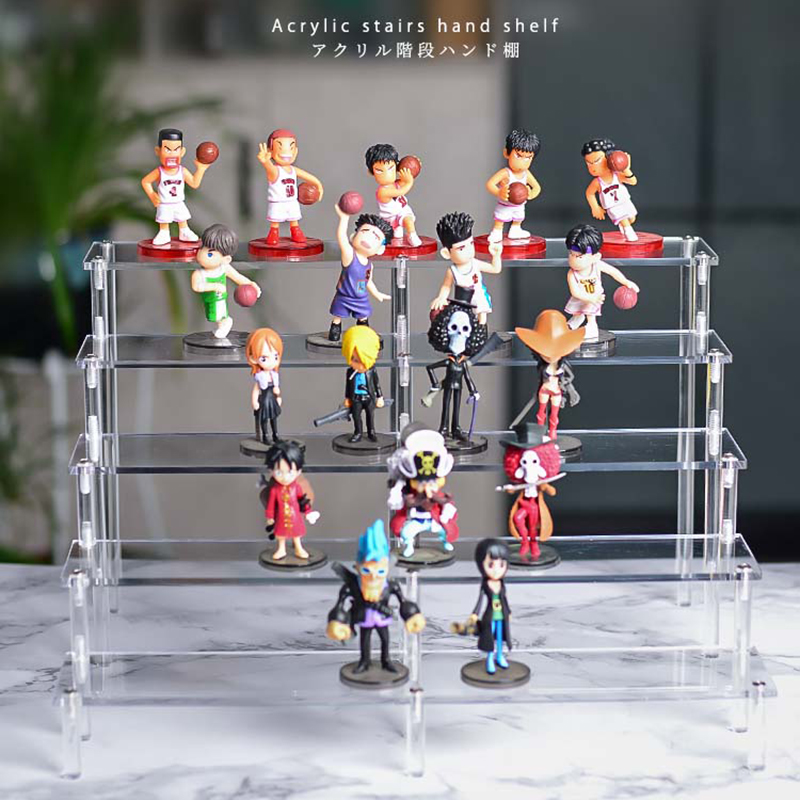 Clear 1-6 Tier Acrylic Display - Pop Display Shelf のレビューと価格