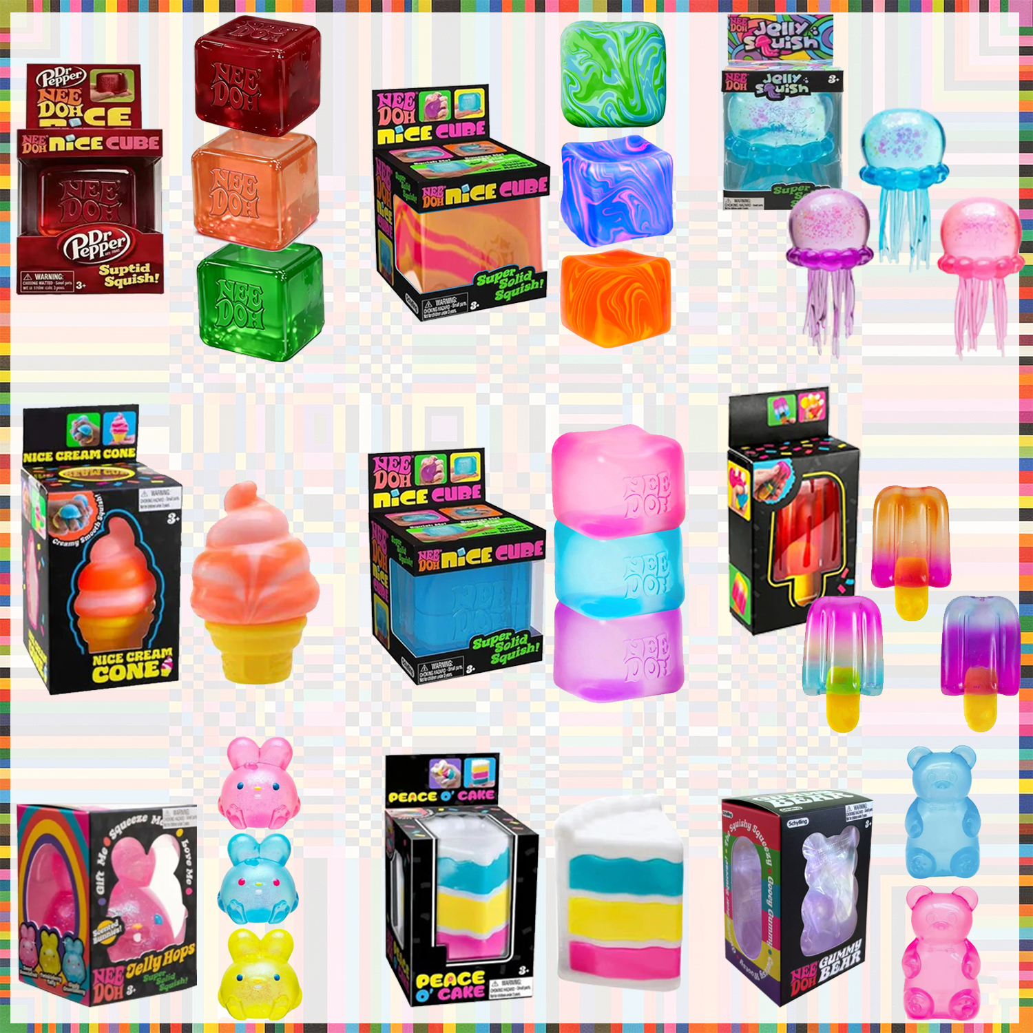 2026 Schylling Nee doh Gumdrop - Fidget Cube Original のレビューと価格
