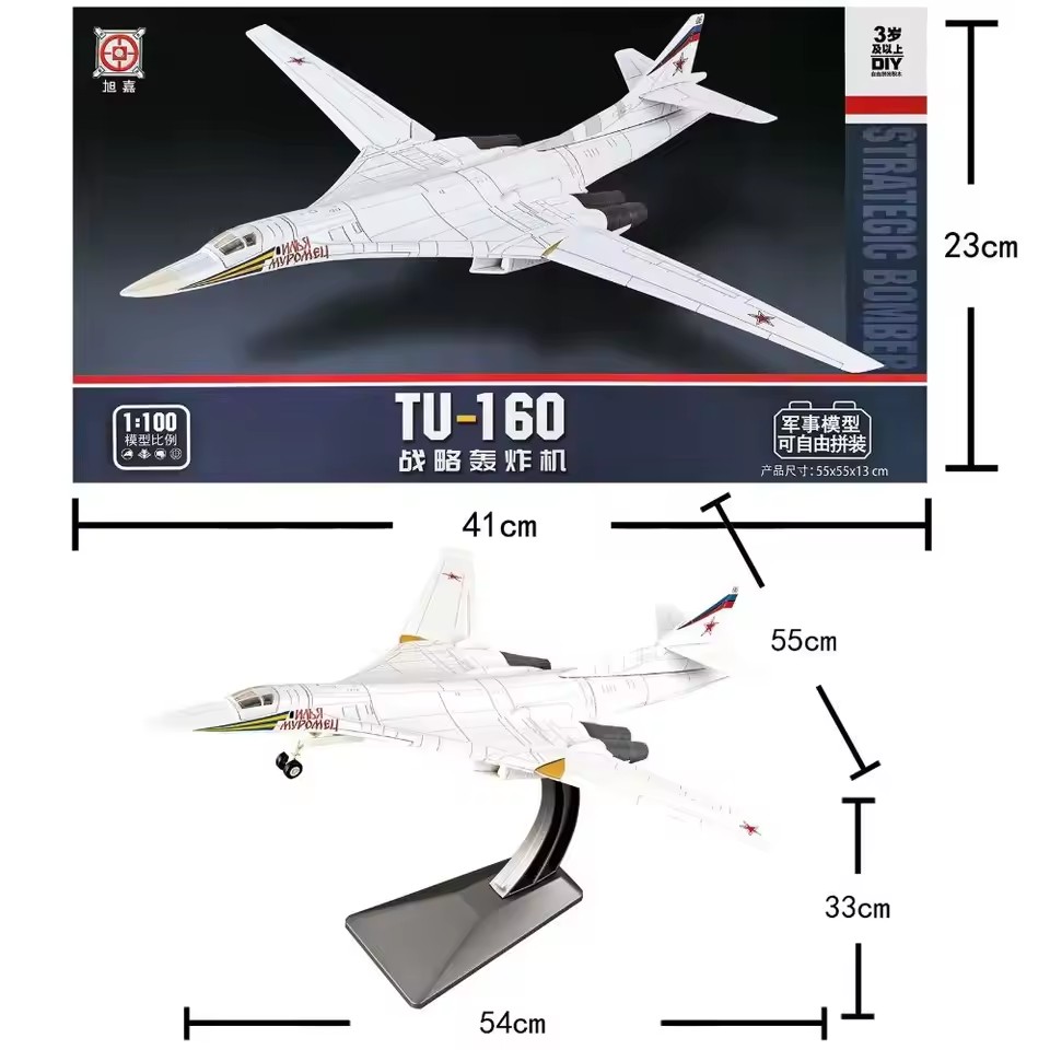 1/100 TU-160 Plane Model Toy R - Model Airplane Plastic のレビューと価格