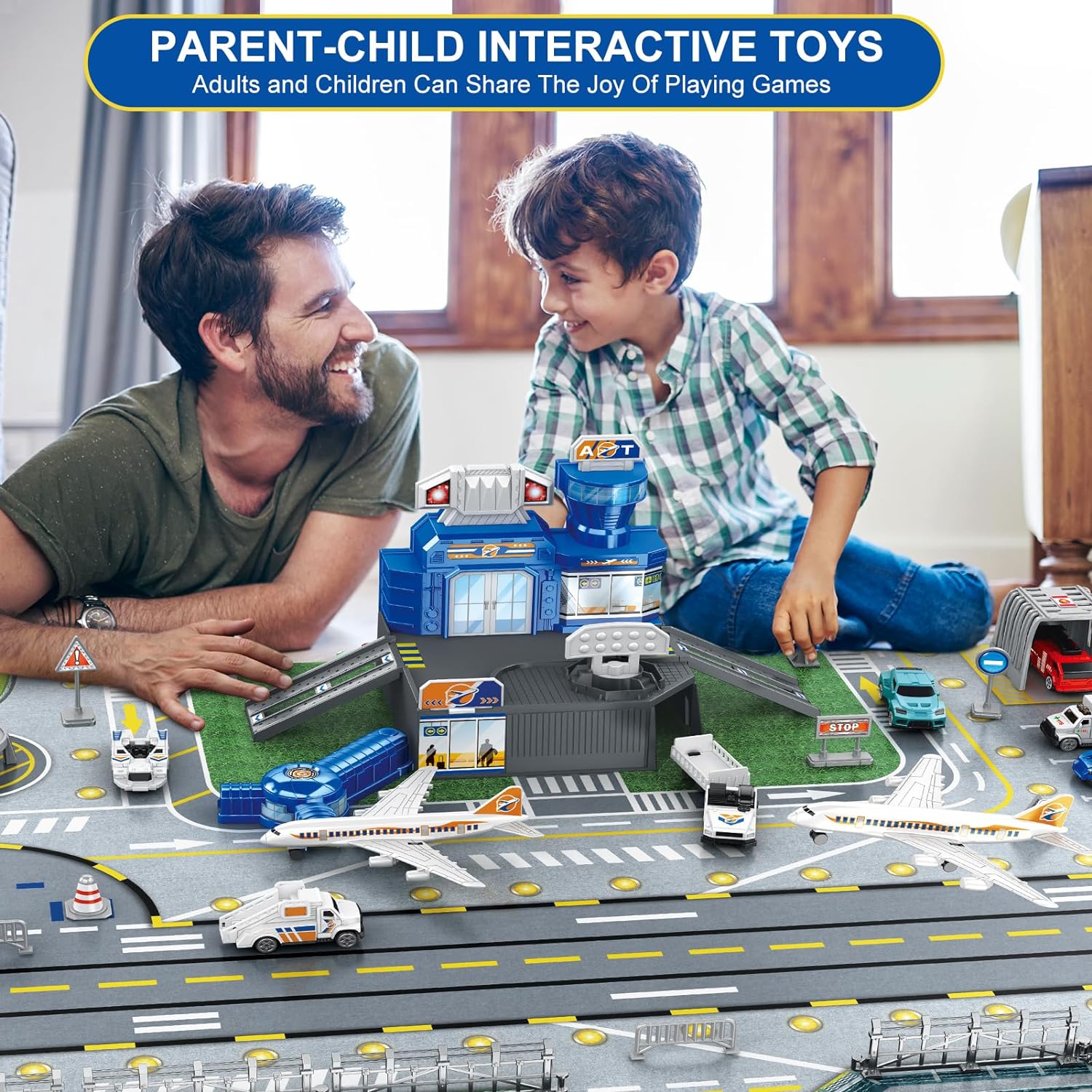 Children's Airport Scene Toy S - Model Airplane Plastic のレビューと価格