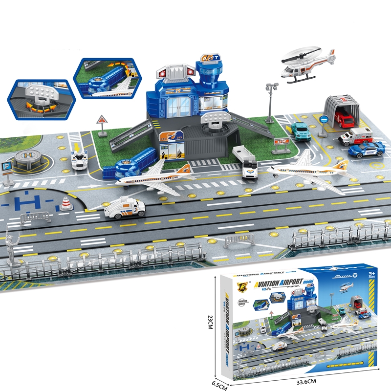 Children's Airport Scene Toy S - Model Airplane Plastic のレビューと価格