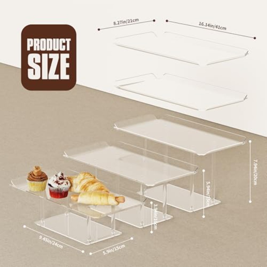 6 Pack Dessert Table Display S - Display Risers Set のレビューと価格
