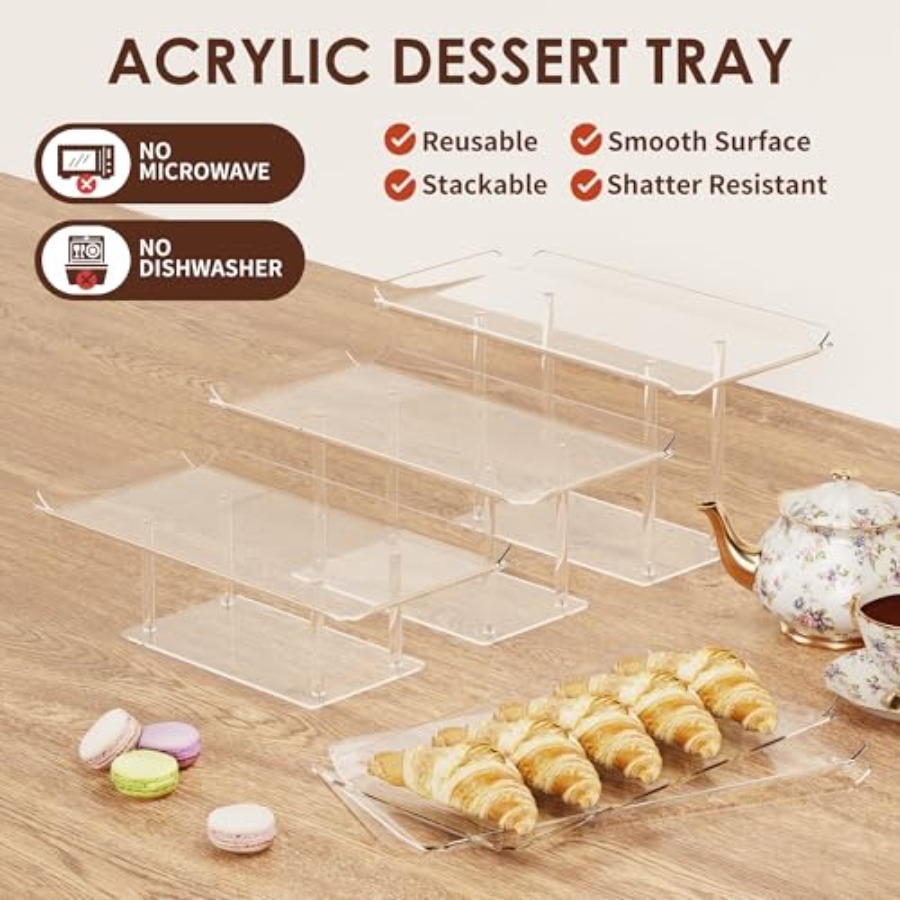 6 Pack Dessert Table Display S - Display Risers Set のレビューと価格