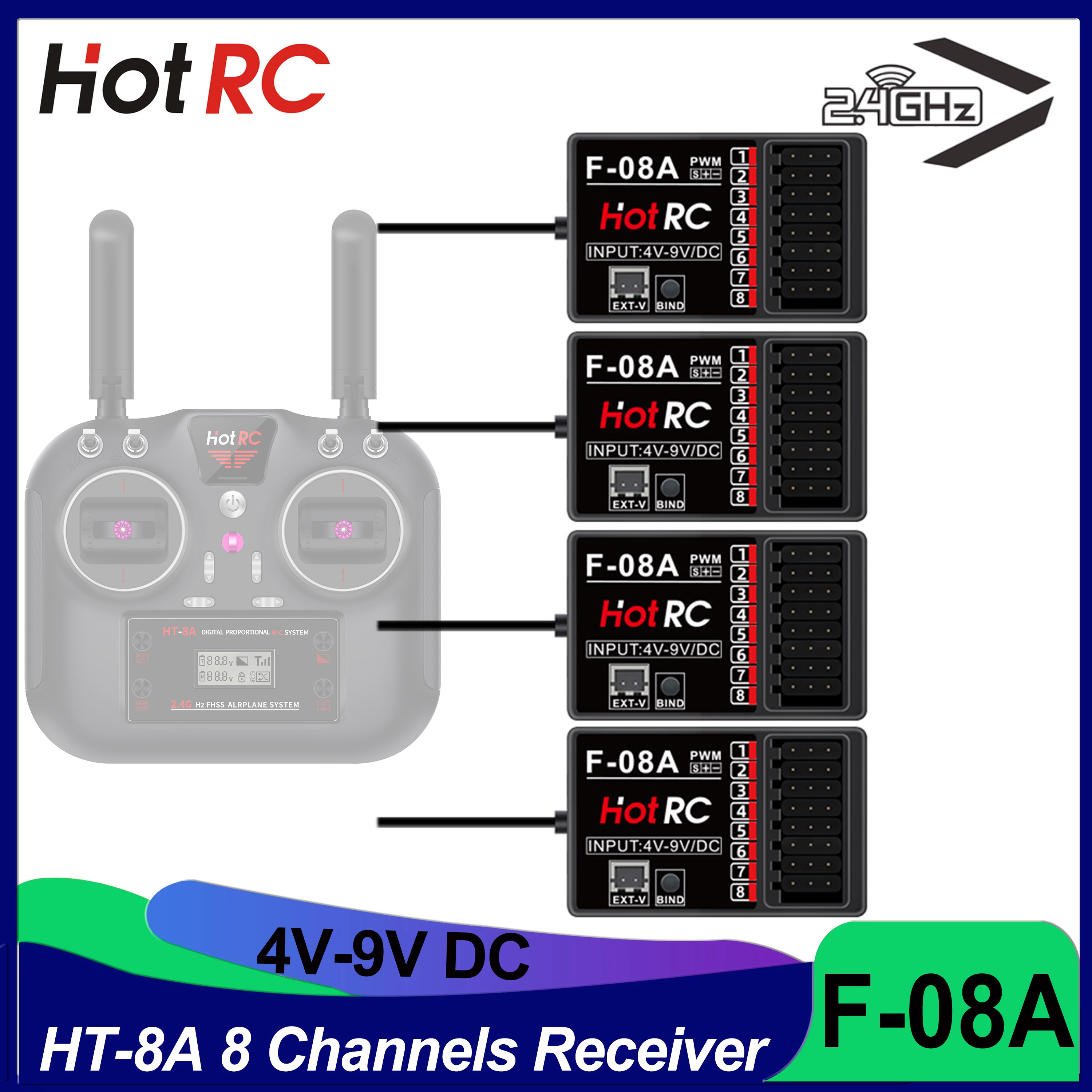 HOTRC RC Model Parts 8 Channel - Model Airplane Plastic のレビューと価格
