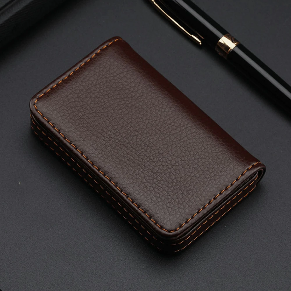 Sized Stitched PU Leather Cred - Card Top Loader のレビューと価格