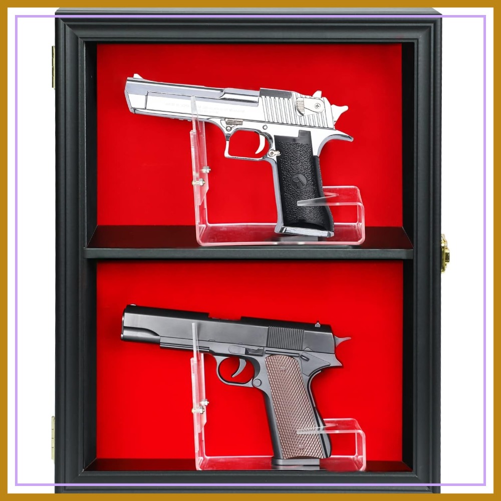 Lockable Wall Mount Gun Displa - Display Case Acrylic のレビューと価格