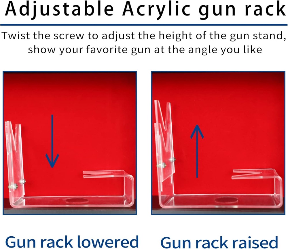 Lockable Wall Mount Gun Displa - Display Case Acrylic のレビューと価格