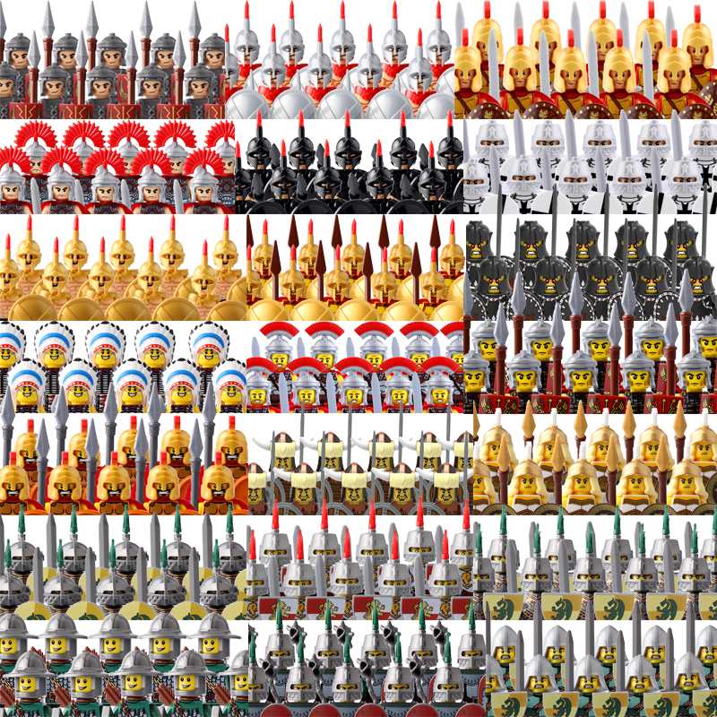 Medieval Military Roman Soldie - Lego Minifigure Holder のレビューと価格