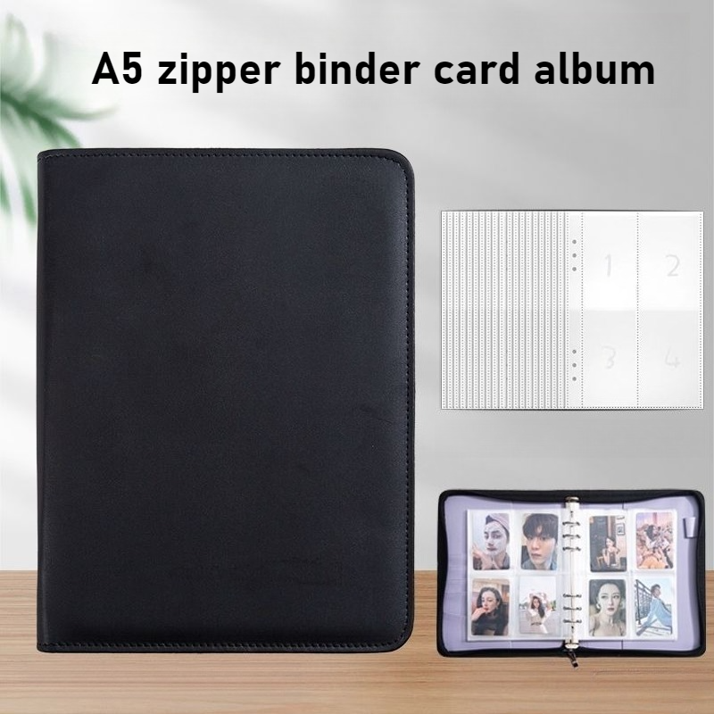 A5 PU Leather Zipper Card Bind - Pokemon Binder Card のレビューと価格