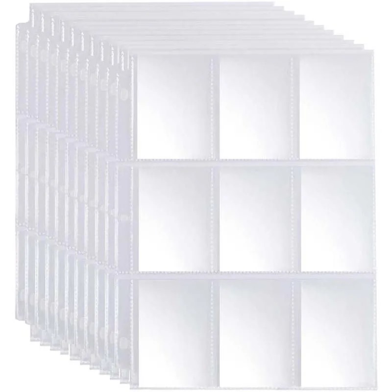 50pcs 9 Pocket Trading Gaming  - Trading Card Binder のレビューと価格