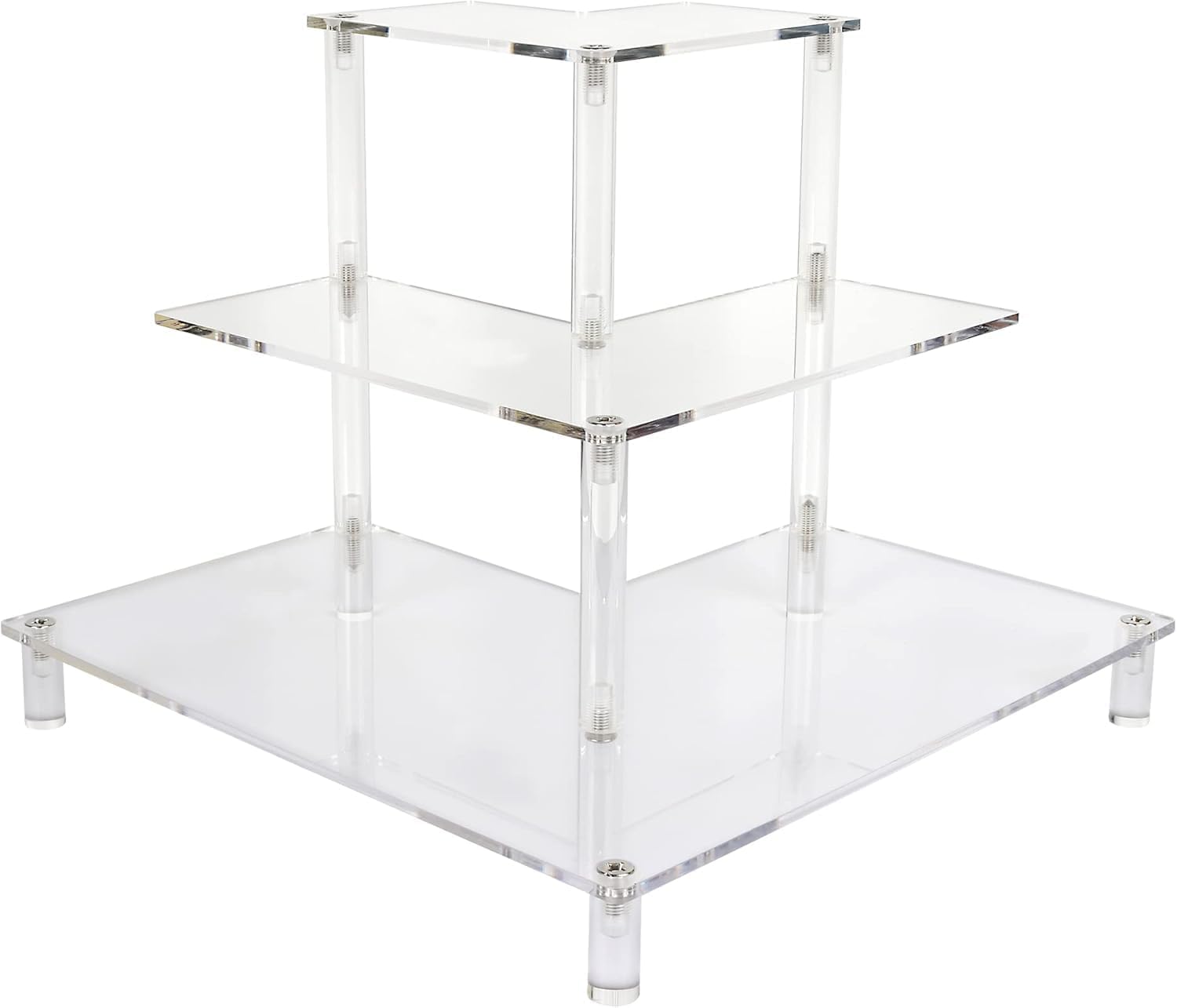 3 Tier Acrylic Display Riser,  - Pop Display Shelf のレビューと価格