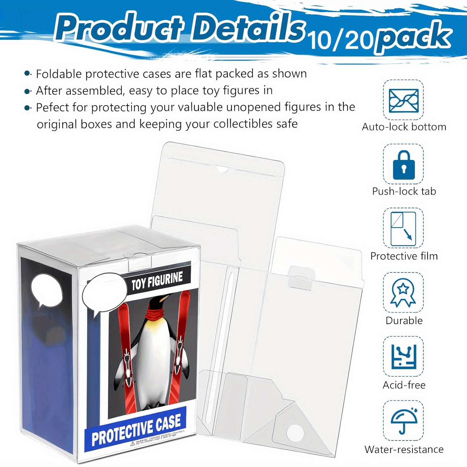 Clear Pop Display Case Compati - Pop Display Shelf のレビューと価格