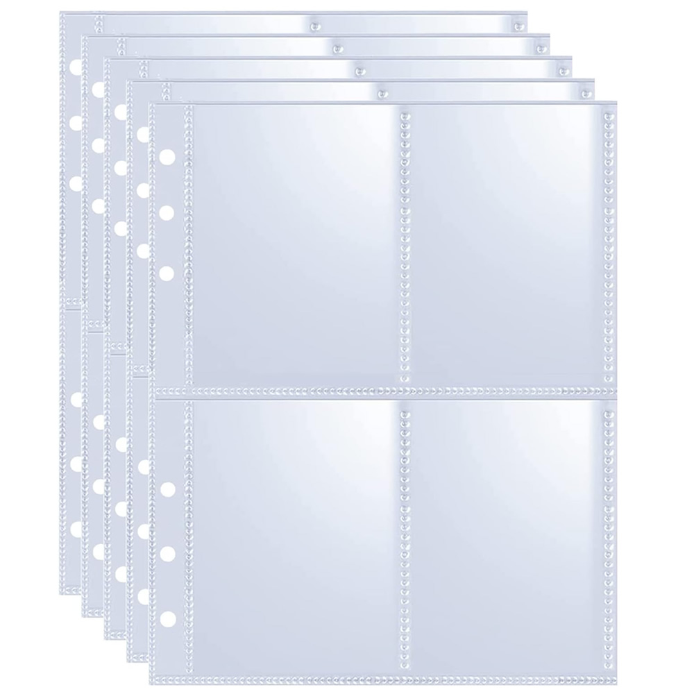 4 Pockets Photo Card Sleeves B - Trading Card Binder のレビューと価格