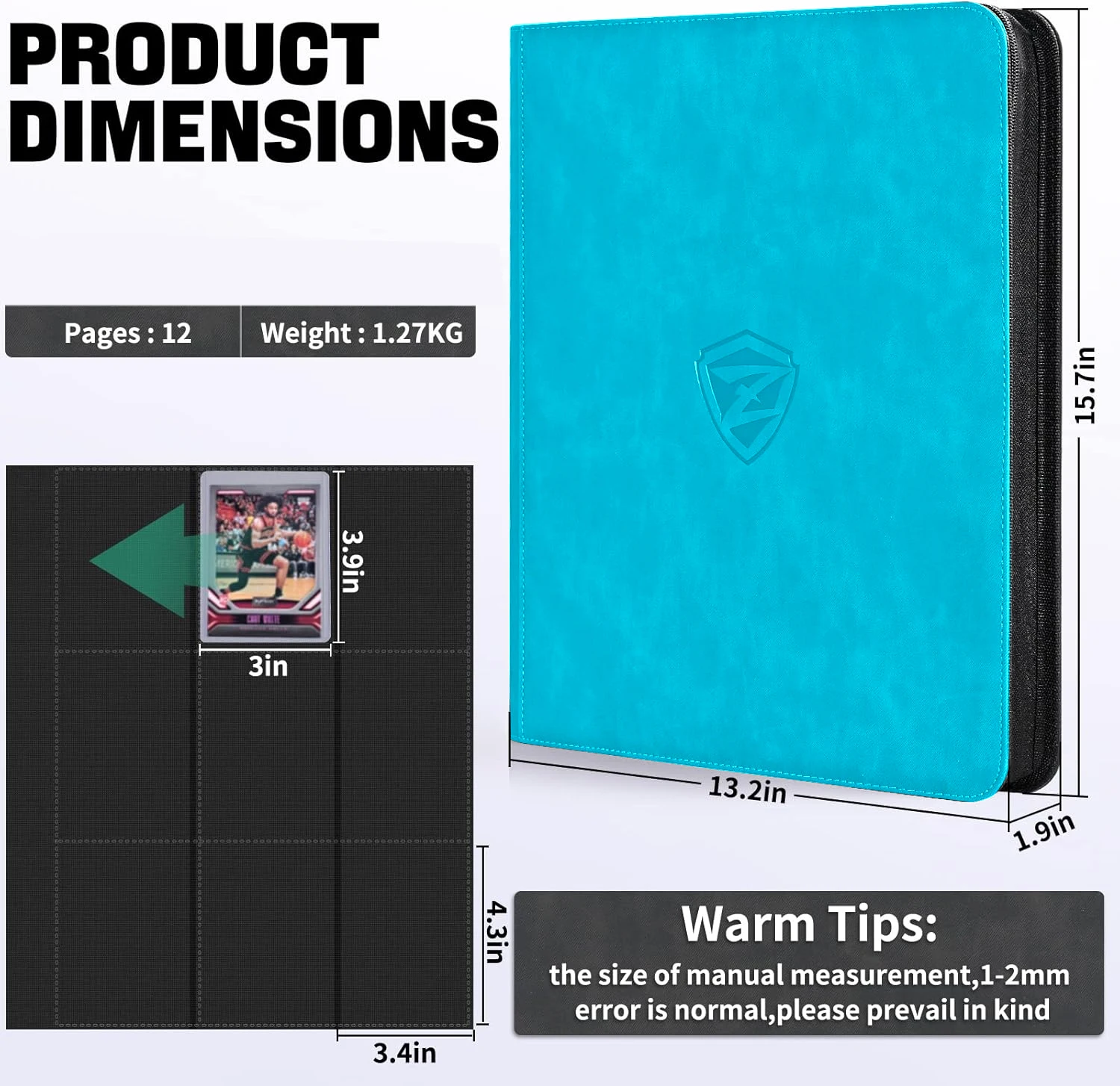 Card Binder, 9-Pocket Trading  - Trading Card Binder のレビューと価格