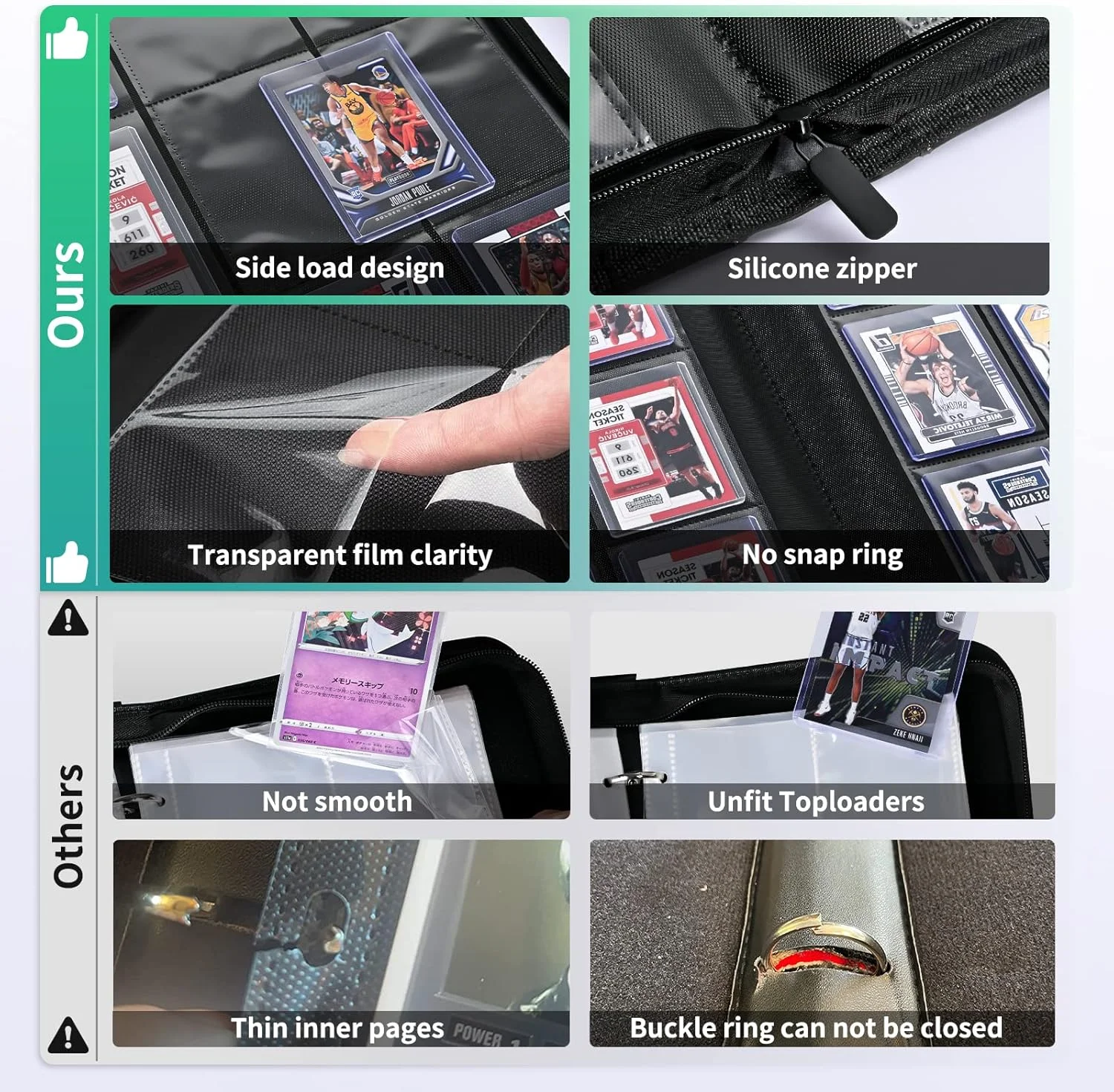 Card Binder, 9-Pocket Trading  - Trading Card Binder のレビューと価格