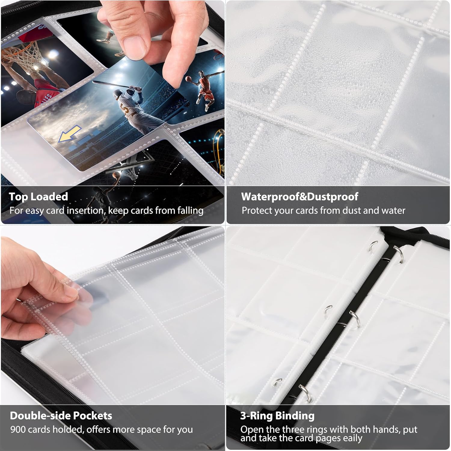 3 ring Trading Card Binder, 90 - Trading Card Binder のレビューと価格