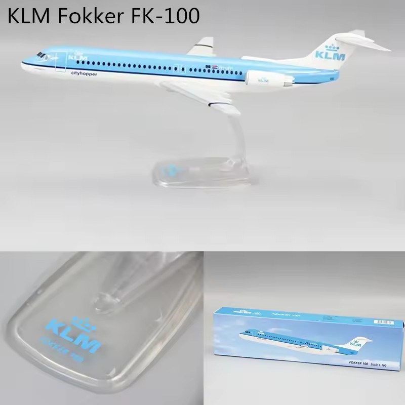 1/100 Scale Air /KLM FK-100/SM - Model Airplane Plastic のレビューと価格