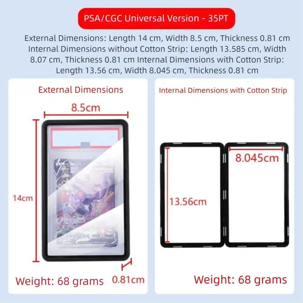 Aluminium Frame PSA/CGC Graded - Graded Card Display のレビューと価格