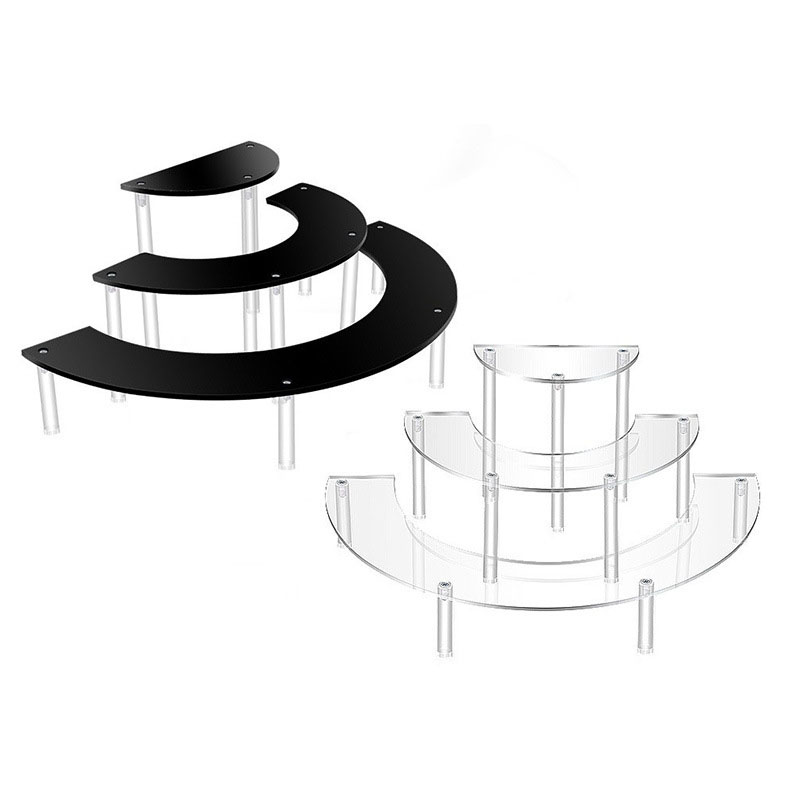 1 set 3 Tier Acrylic Display R - Display Risers Set のレビューと価格