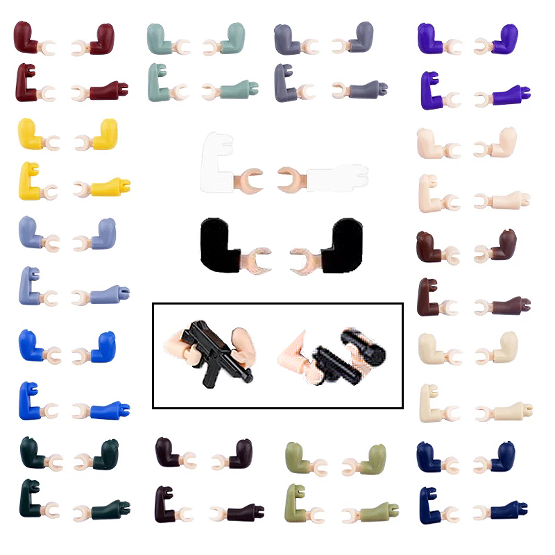 WW2 Military Figures Arms Hand - Lego Minifigure Holder のレビューと価格