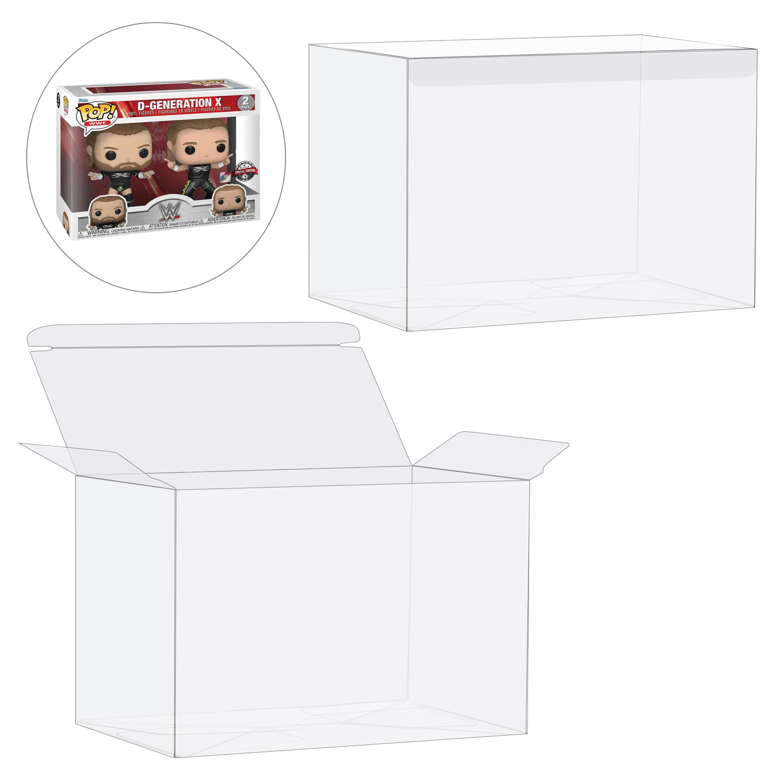 HIGOPLAY 2 in 1 Pack Protectiv - Funko Pop Protector のレビューと価格