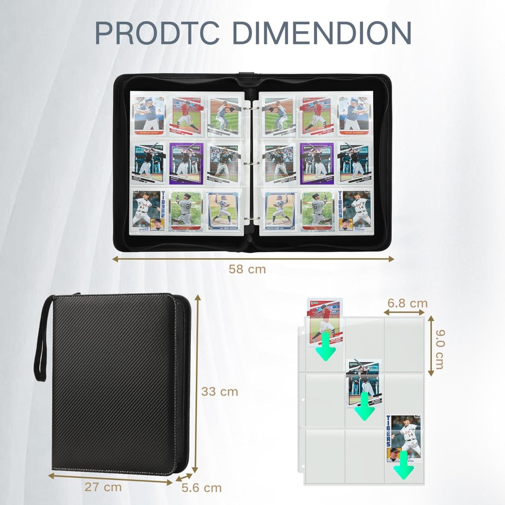 Premium 720 Double Sided Pocke - Trading Card Binder のレビューと価格