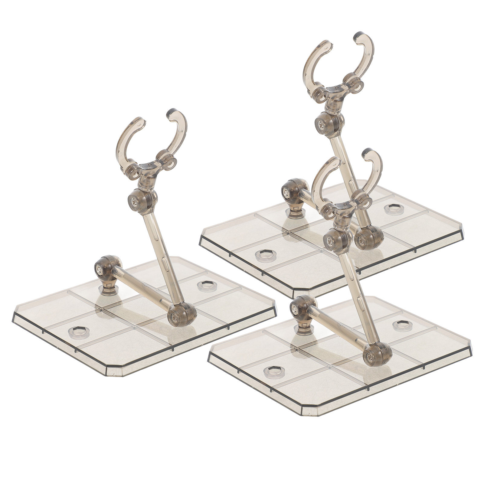 3Pcs Adjustable Plastic Action - Action Figure Stand のレビューと価格