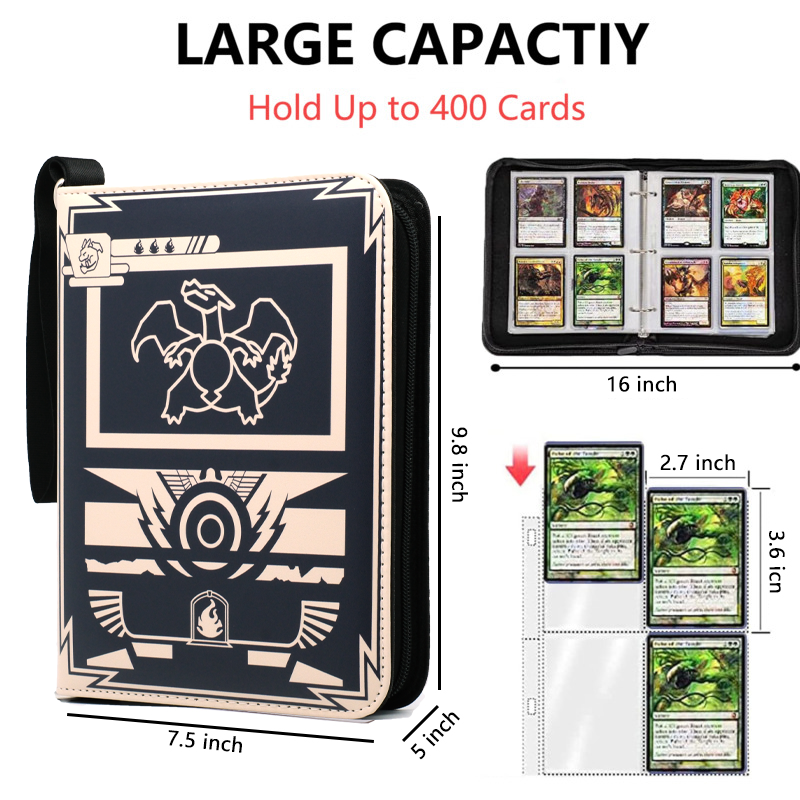 400PCS Card Album Binder Sleev - Trading Card Binder のレビューと価格