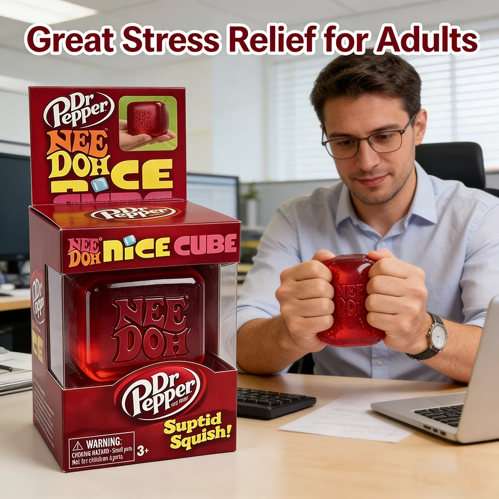 =* Dr Pepper x NeeDoh Nice Cub - Fidget Cube Original のレビューと価格