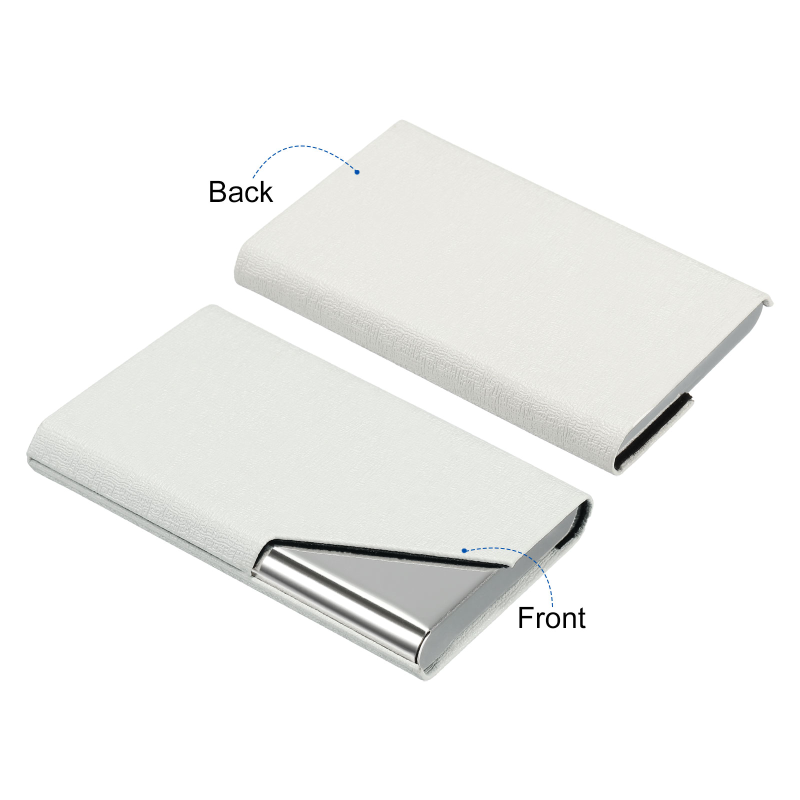 1/2Pcs Business Card Holder PU - Card Top Loader のレビューと価格