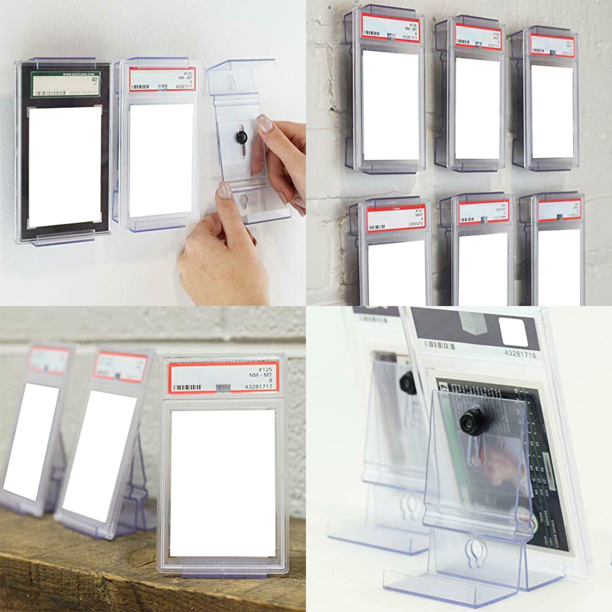 Wall Mount Tabletop Trading Ca - Graded Card Display のレビューと価格