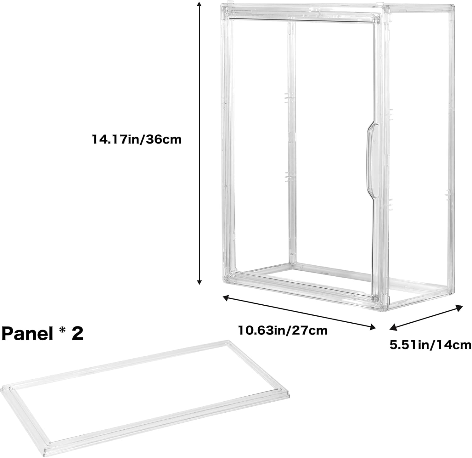 3-Tier Acrylic Display Case fo - Display Case Acrylic のレビューと価格