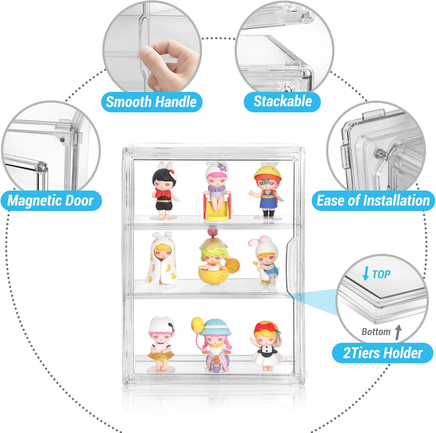 3-Tier Acrylic Display Case fo - Display Case Acrylic のレビューと価格