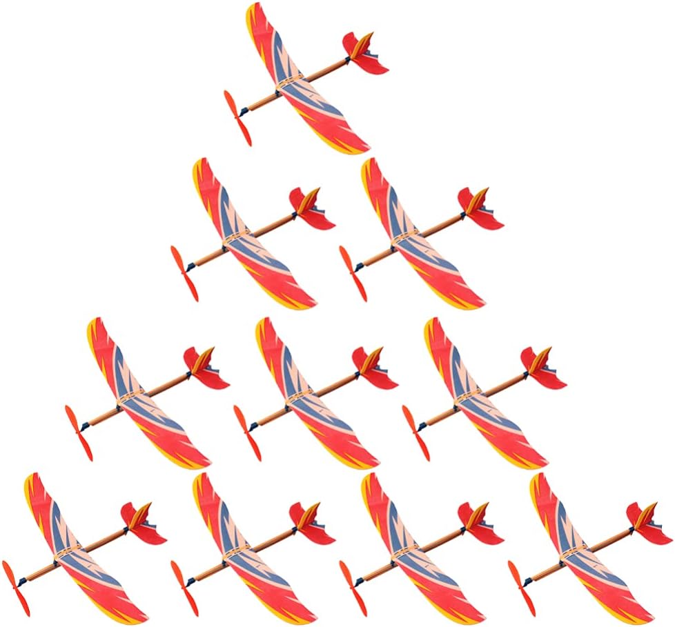 5/10Pcs Rubber Band Powered Ai - Model Airplane Plastic のレビューと価格