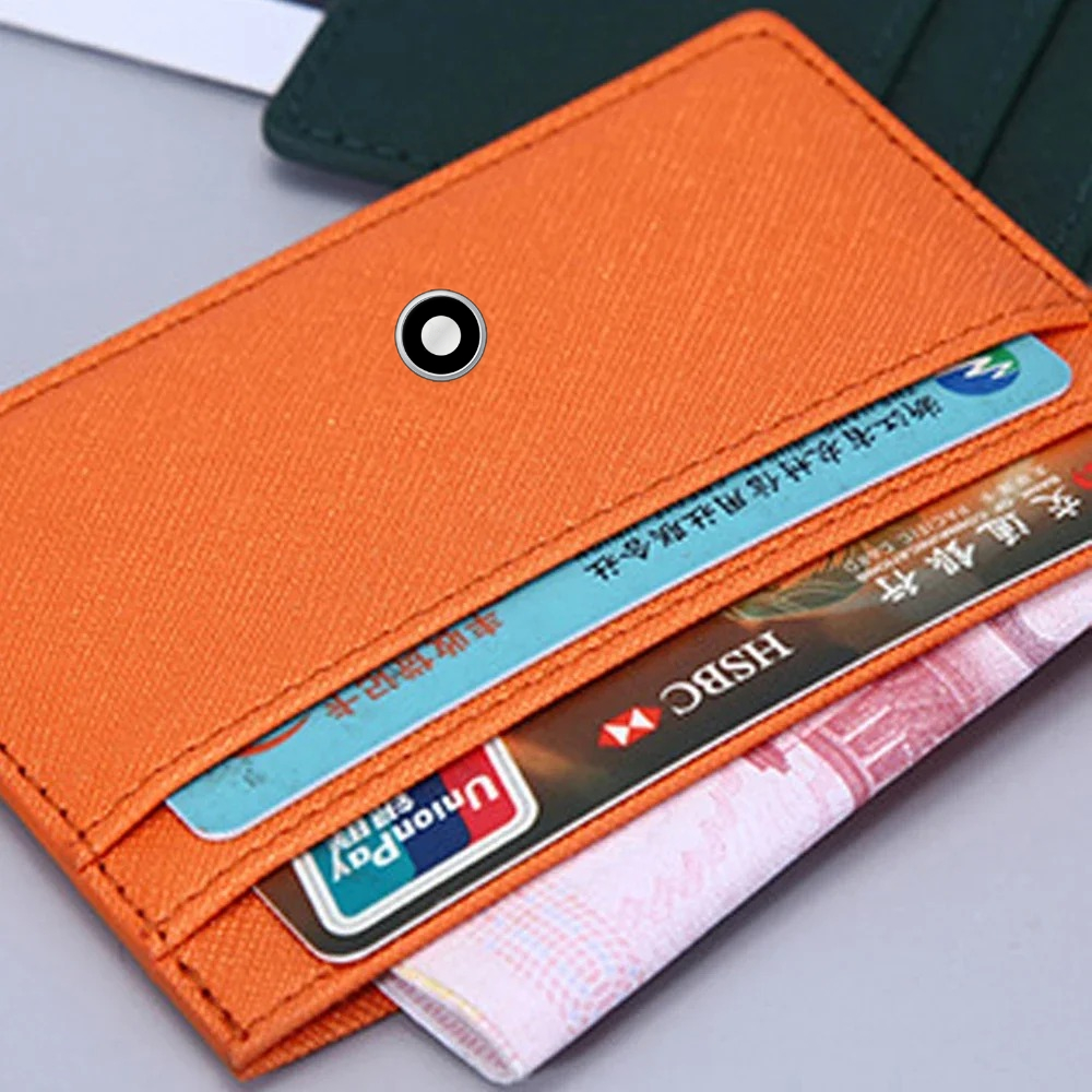 Minimalist Women Men Leather S - Card Top Loader のレビューと価格