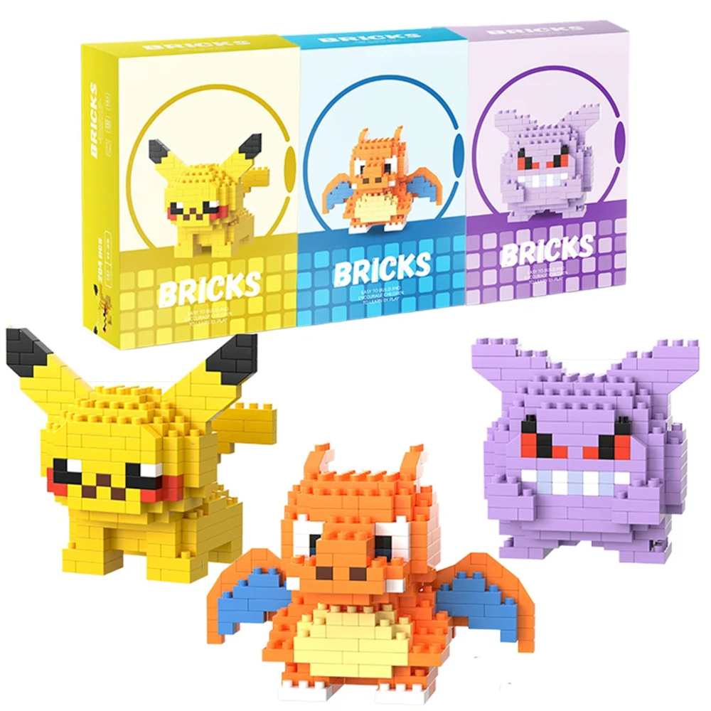 Pokemon Micro Building Blocks  - Building Block Mini のレビューと価格