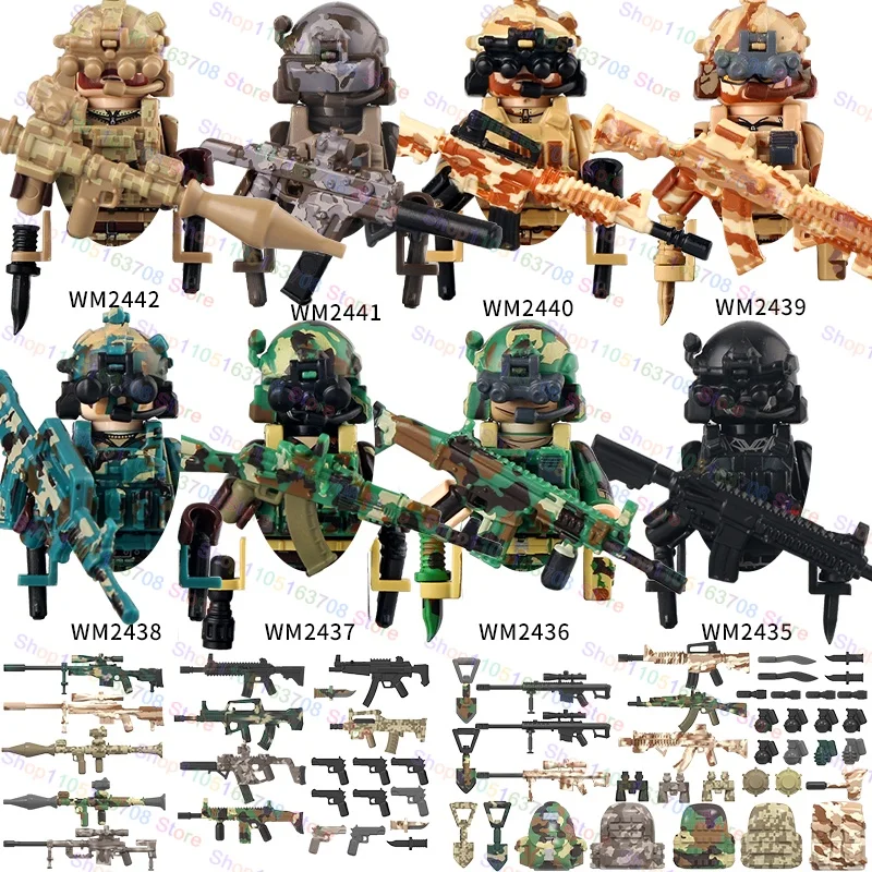 MOC Military Soldiers Action F - Lego Minifigure Holder のレビューと価格