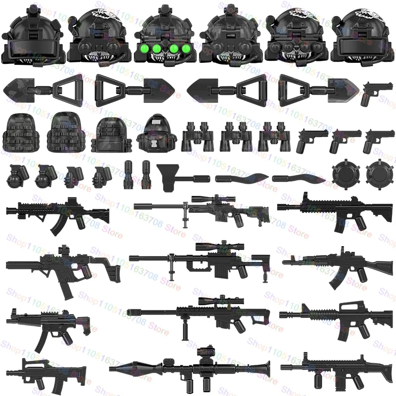 MOC Military Soldiers Action F - Lego Minifigure Holder のレビューと価格