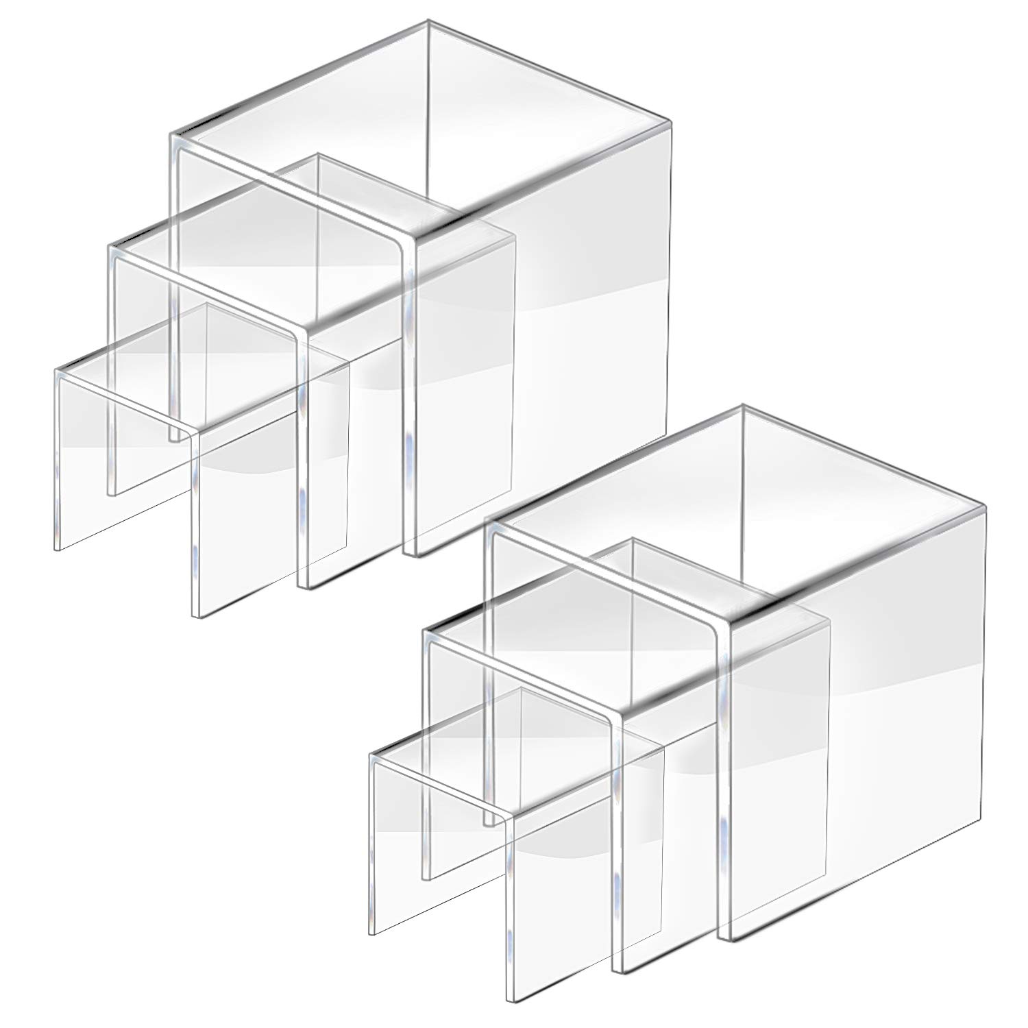 U Shape Acrylic Display Risers - Pop Display Shelf のレビューと価格