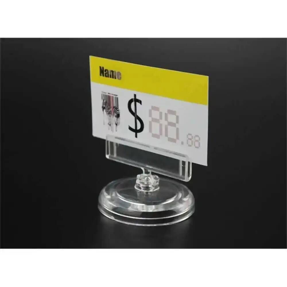 Small Card Holder Stand Clear  - Pop Display Shelf のレビューと価格